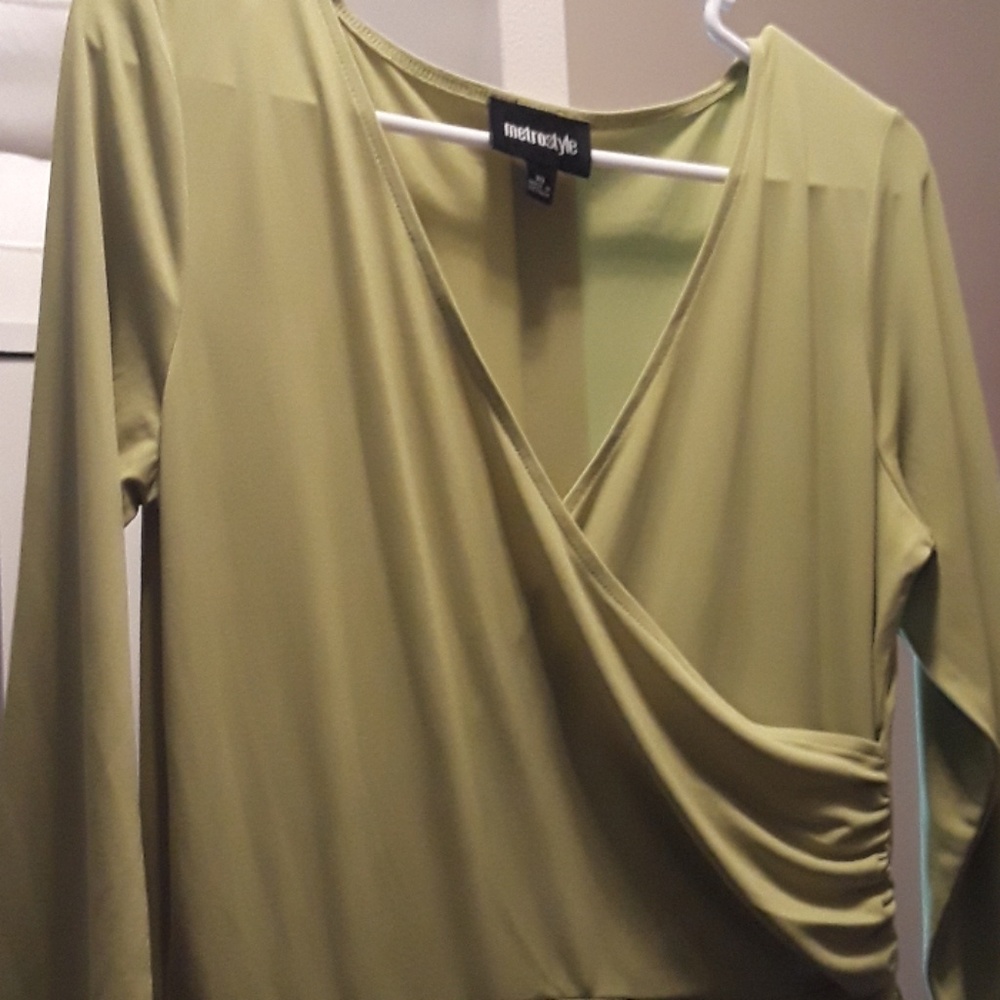 Lime green dress